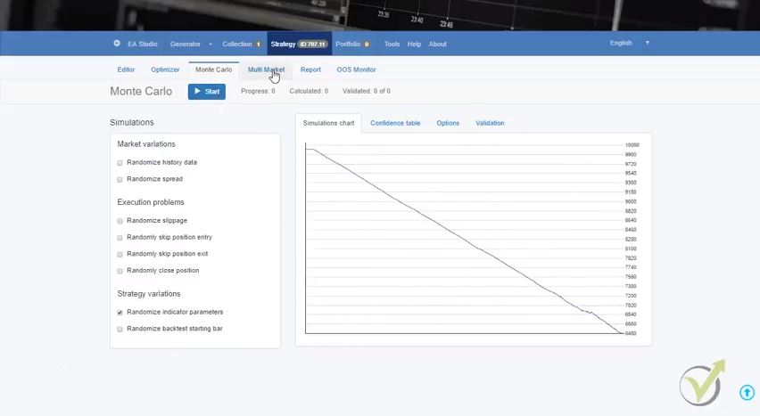 Mote Carlo tool