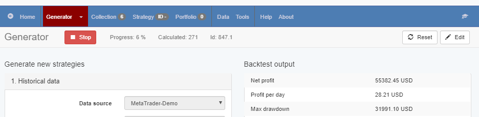 forex strategy generator