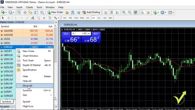 MetaTrader Market Watch tutorial