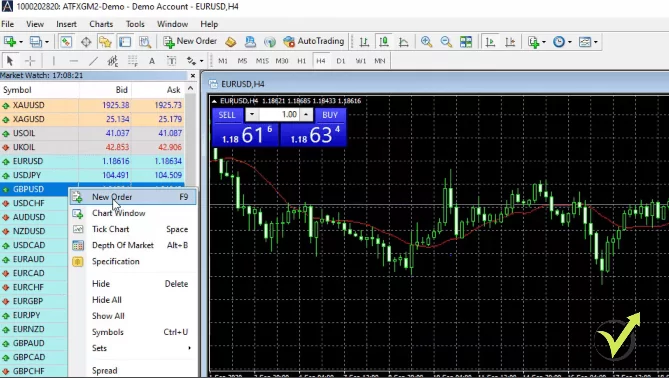 MT4 New order tutorial