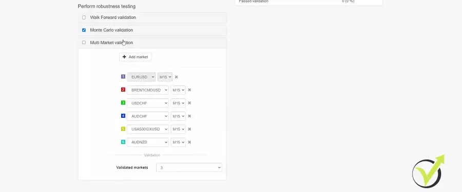 robustness testing with Multi Market