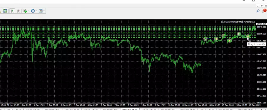 A trade that opened and closed