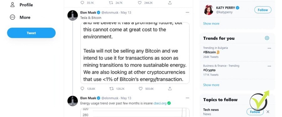 Elon Musk's negative remarks on Ethereum and Bitcoin
