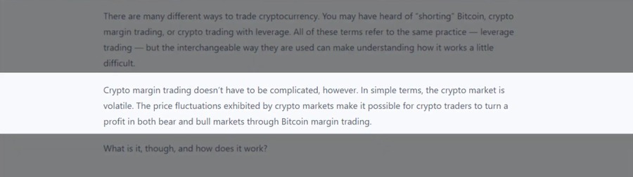 How Crypto margin trading works