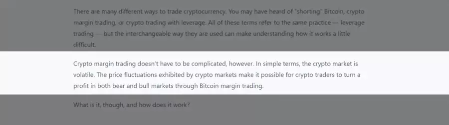 How Crypto margin trading works