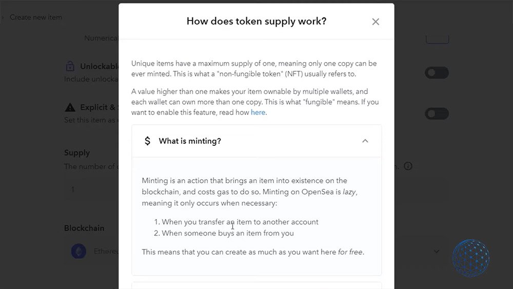 NFT Minting explanation