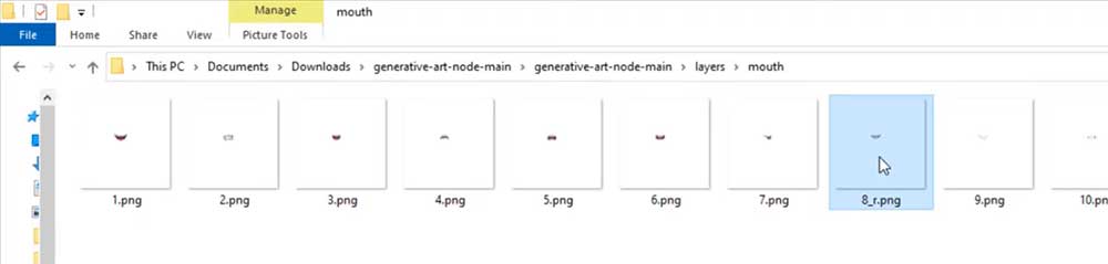 Making layer to be rare in the NFT collection