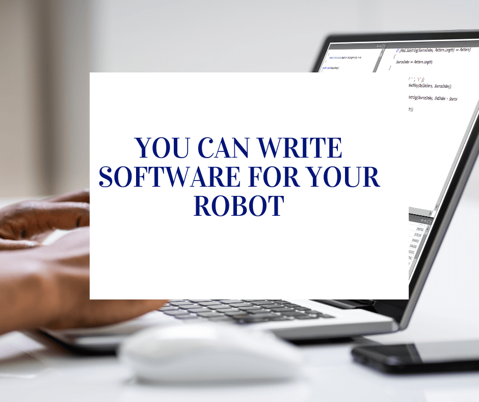 You can write software for robot trading