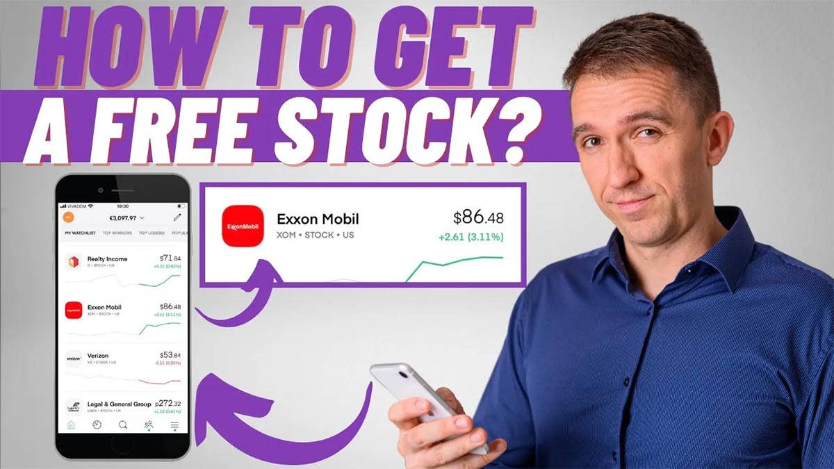 how to get a free stock